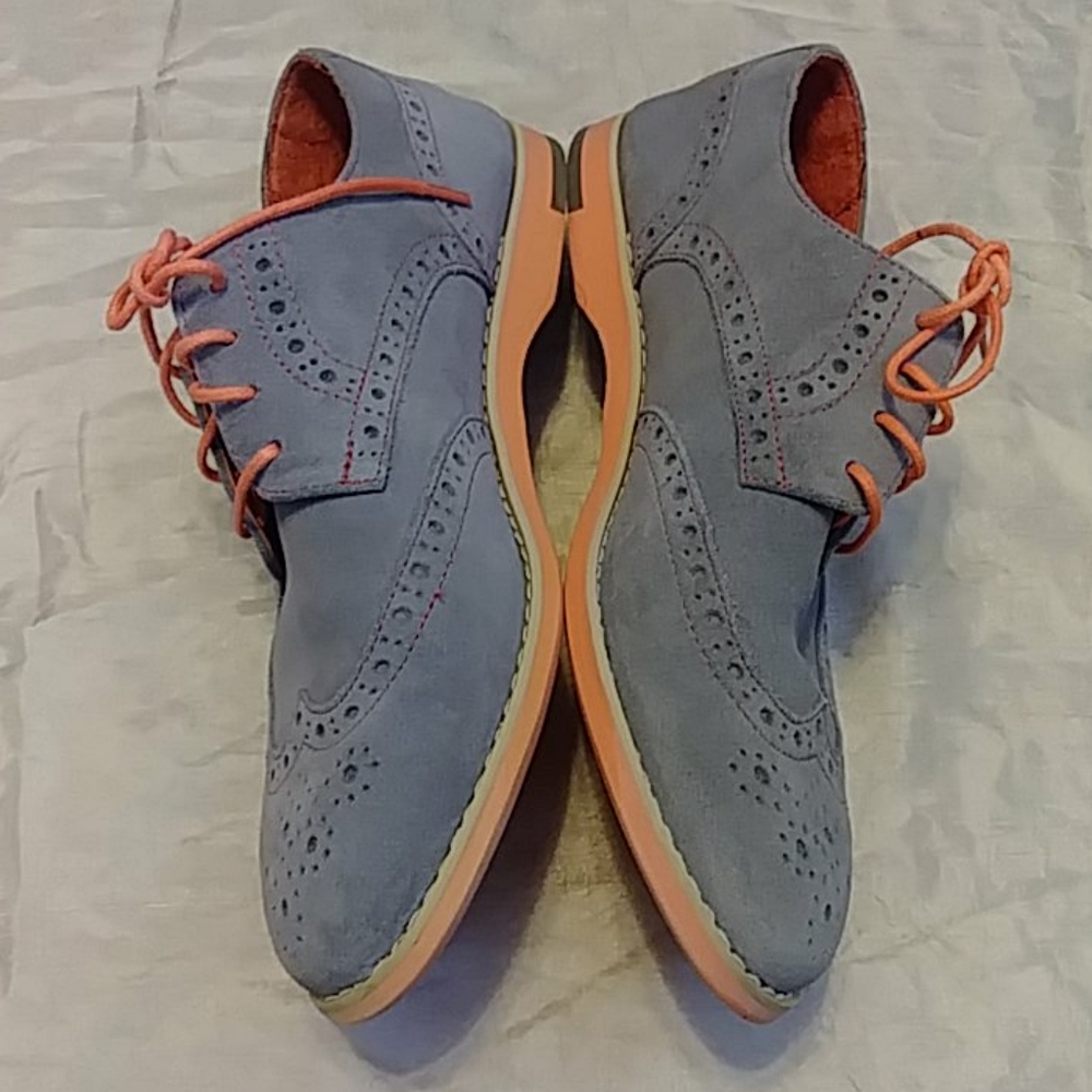 Johnston & Murphy Flex System Suede Oxfords - Picture 3 of 6